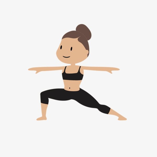 Йога мультяшный