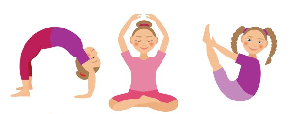 Йога рисунок для детей