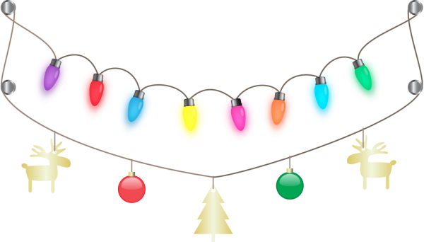 Гирлянда без фона