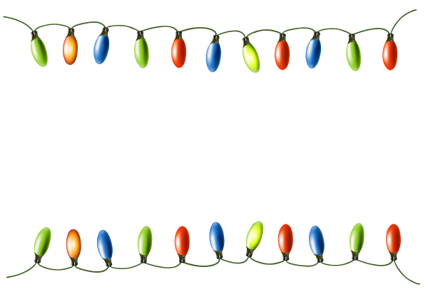 Гирлянда без фона