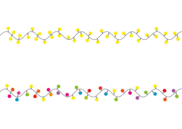 Гирлянда без фона