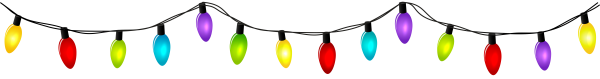Гирлянда на прозрачном фоне