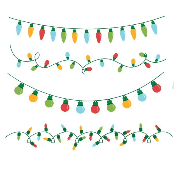 Рисование гирлянды