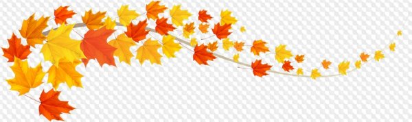 Осенние листья полоска