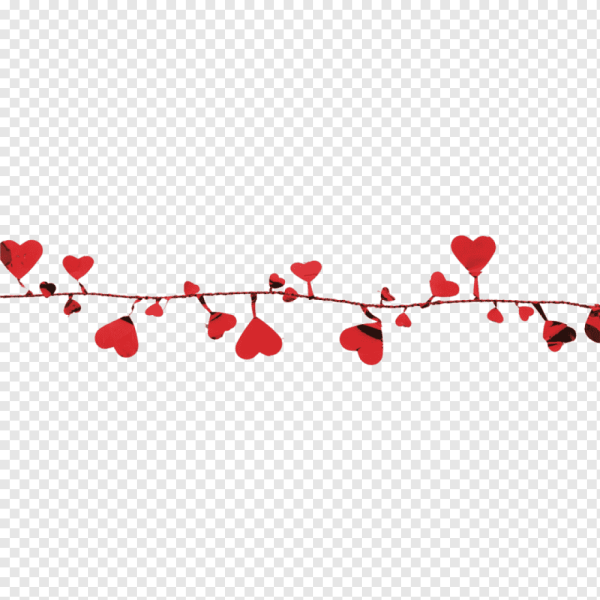 Веточка с сердечками