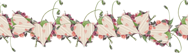 Цветочная гирлянда на белом фоне