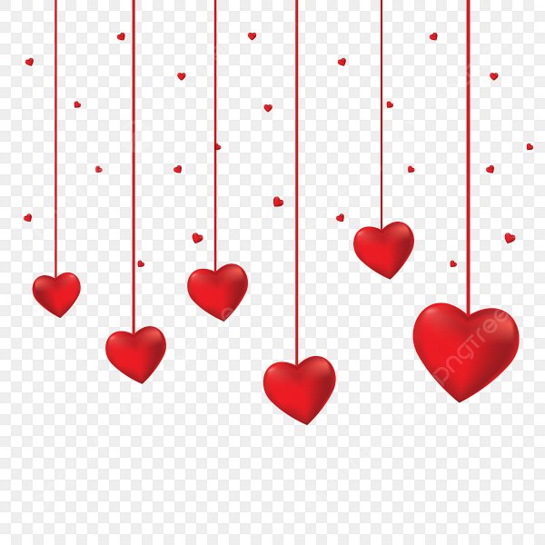 Маленькое красное сердечко