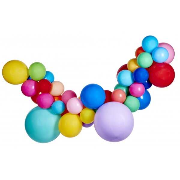 Разнокалиберная гирлянда из шаров