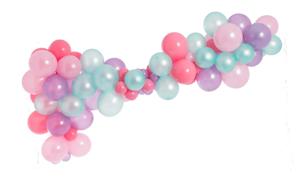 Разнокалиберная гирлянда из шаров