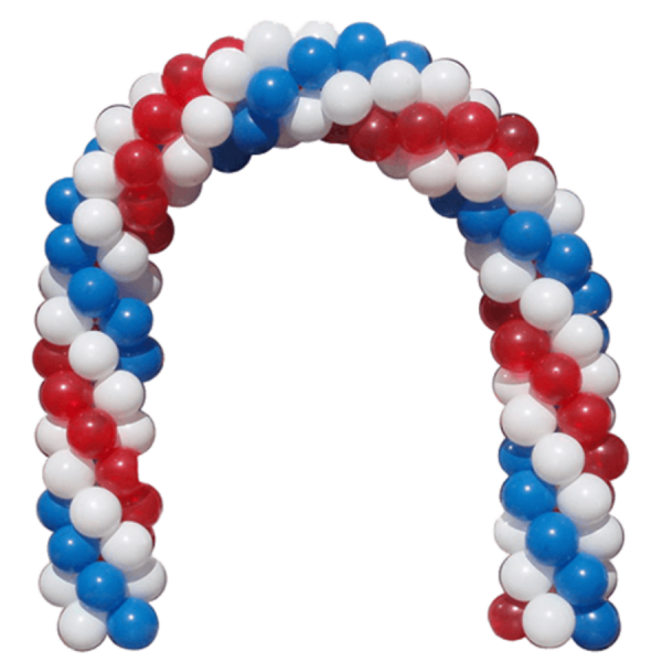 Арка из шаров, Триколор