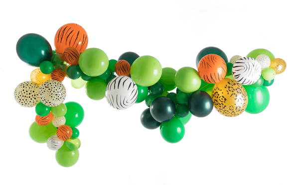 Разнокалиберная гирлянда из шаров