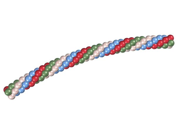 Плетеная гирлянда из шаров