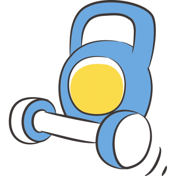 Гиря рисунок для детей