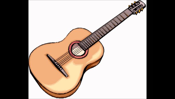 Гитара рисунок для детей
