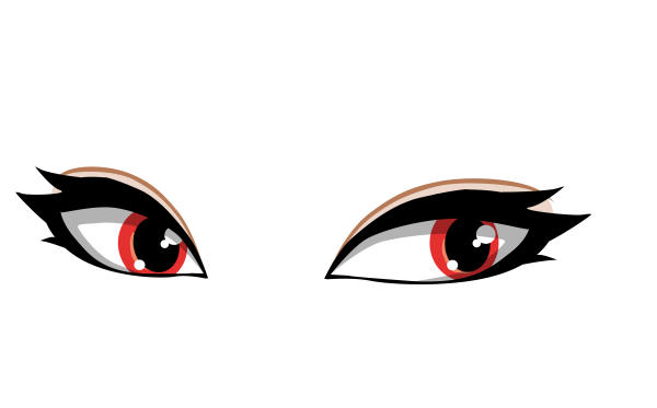 Аниме глаза без фона