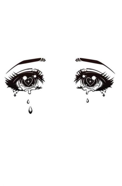 Плачущий глаз аниме