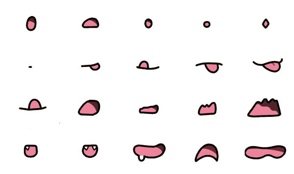 Глаза и рот гача лайф для обработки
