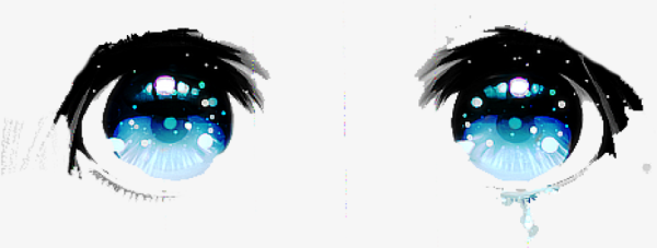 Аниме глаза на прозрачном фоне