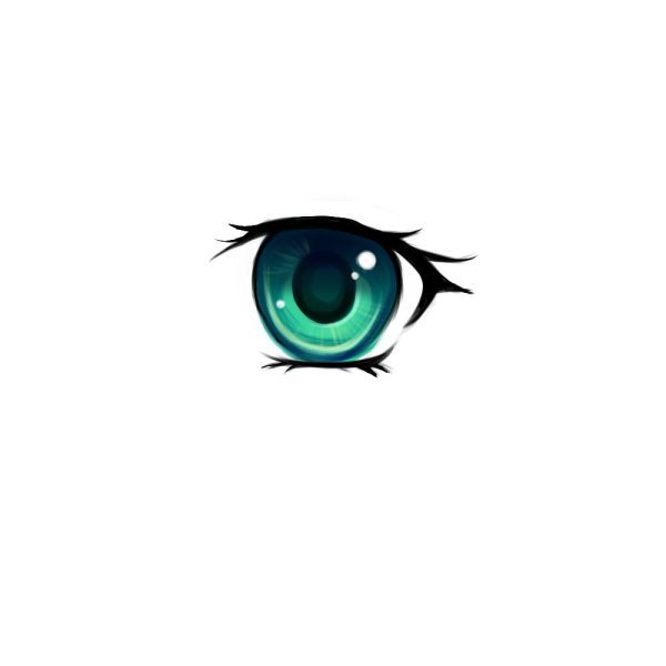 Аниме глаза девушки