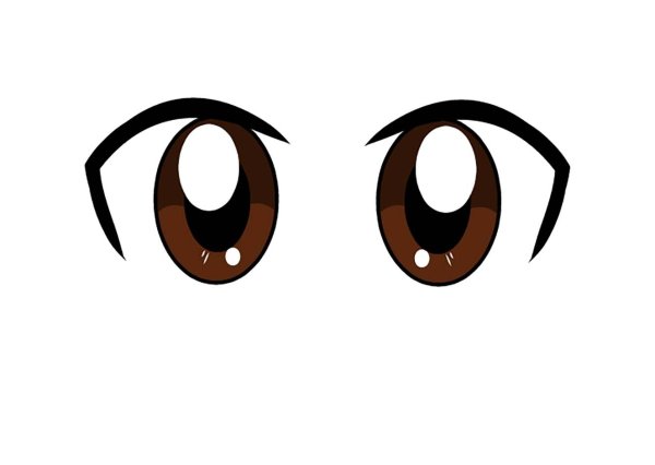 Глаза мультяшные