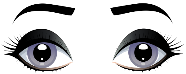 Глаза мультяшные