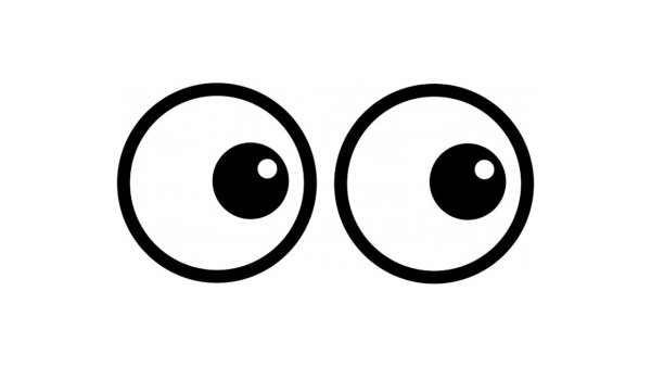 Глаза рисунок мультяшные