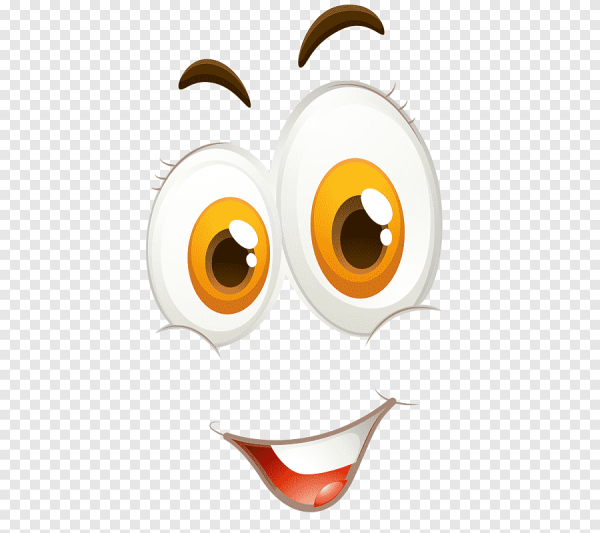 Мультяшные глаза и рот