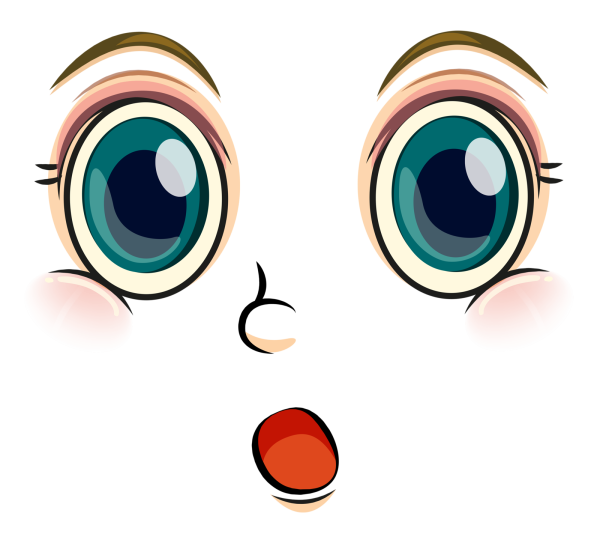 Красивые глазки мультяшные