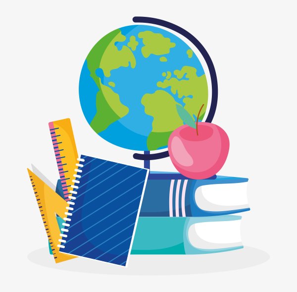 Глобус и тетрадки