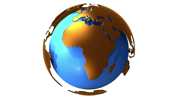 Земной шар на прозрачном фоне