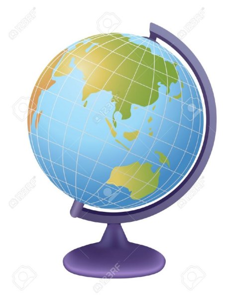Школьный Глобус вектор