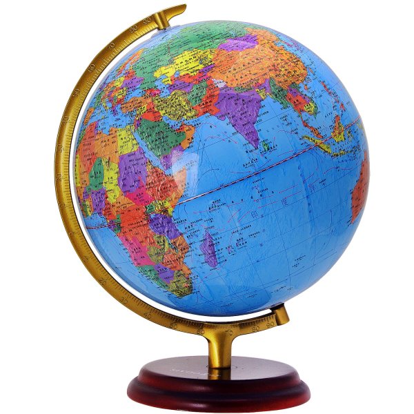 Глобус цветной