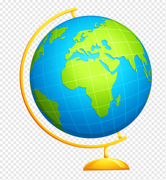 Глобус на прозрачном фоне