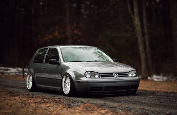 Volkswagen Golf mk4 серый