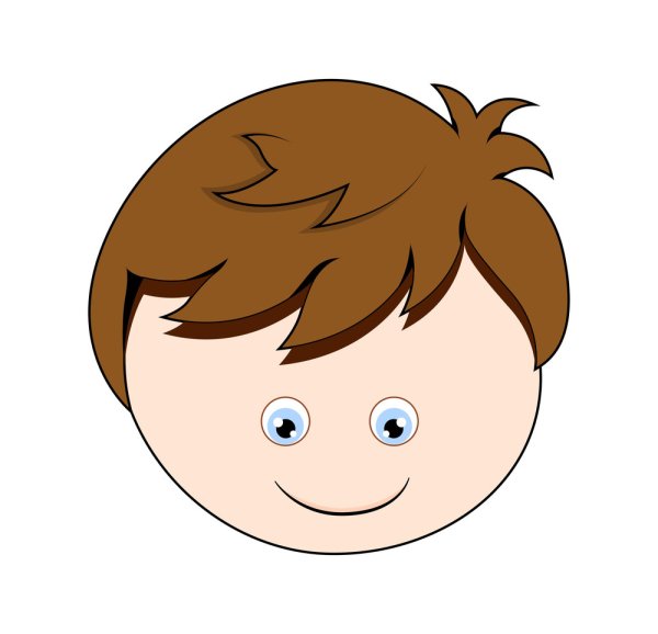 Мультяшные лица детей