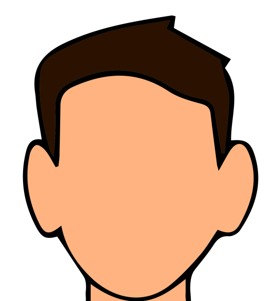 Голова мультяшного человека