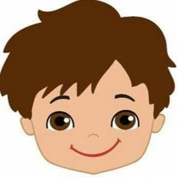 Лицо мальчика для детей