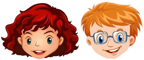 Голова ребенка вектор