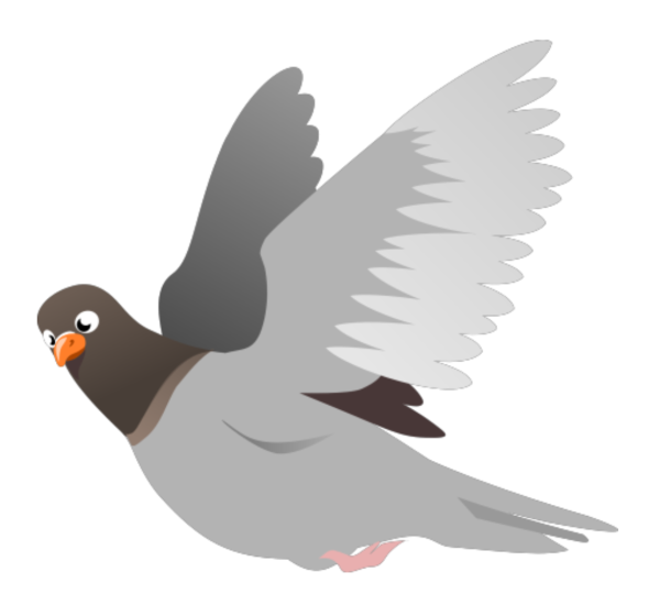 Голуби мультяшные