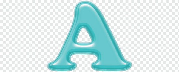 Буквы голубые