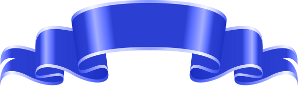 Голубая лента для надписи