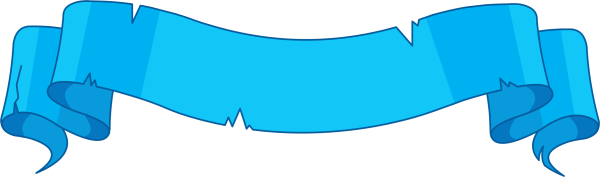 Голубая лента для надписи