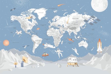 Космическая карта мира