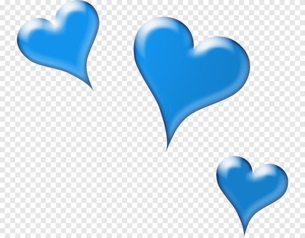 Синее сердечко