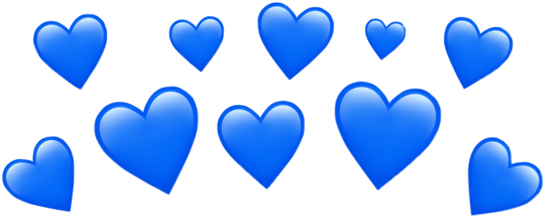 Сердце синее