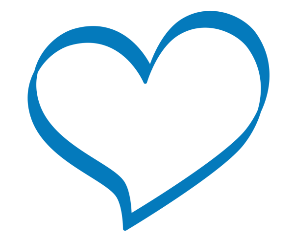 Синее сердечко