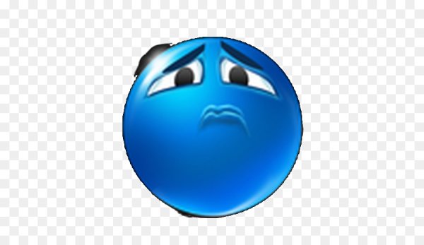 Синий смайлик