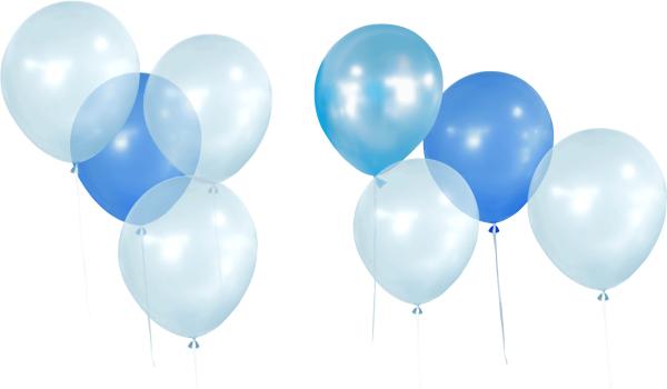 Голубые шары