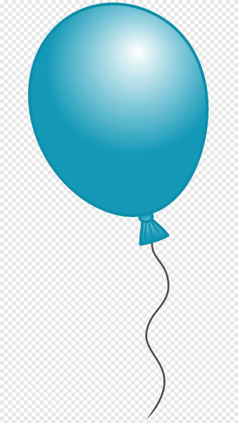 Голубой воздушный шар