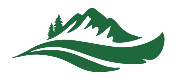 Логотип горы лес